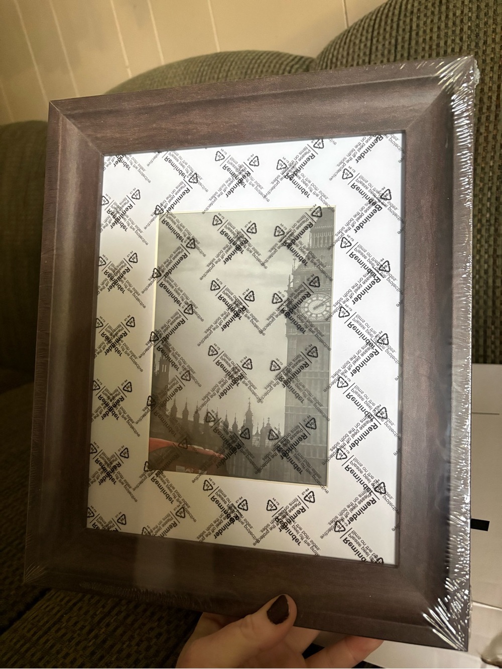 Classic Brown Wood Wall Photo Frame - Home Wall Decor 8x10